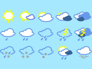 Weather Icons Powerpoint Backgrounds