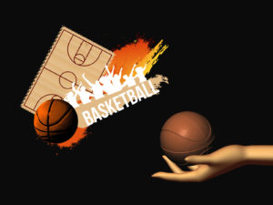 Basketball Player PPT Background