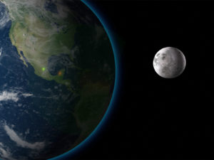 Moon and Earth PPT Backgrounds