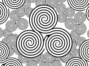Swirls Symbols Powerpoint Themes