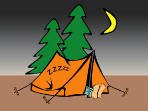 Tent Camping Powerpoint Background