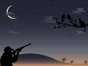 Night Hunter PPT Backgrounds