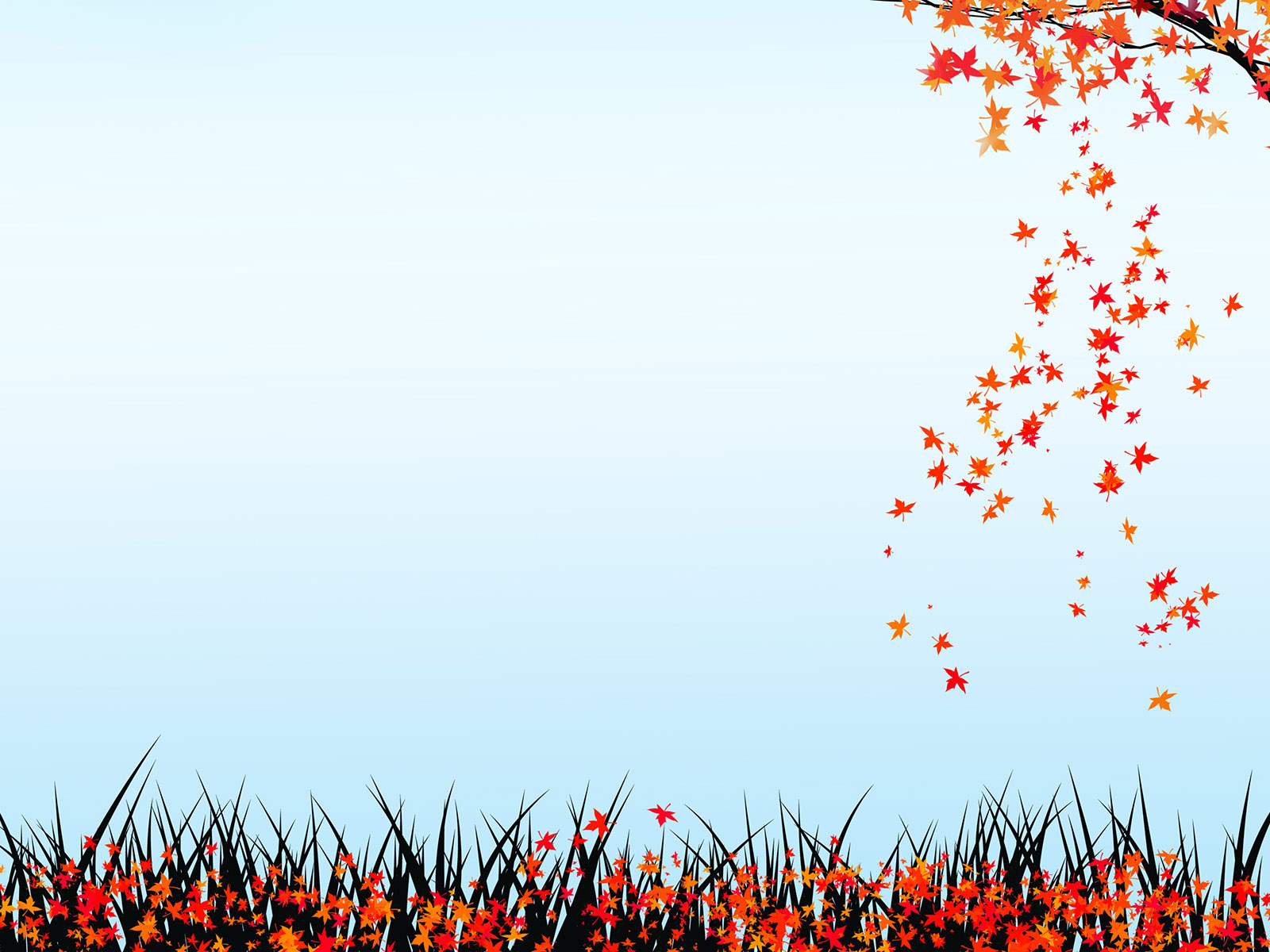 Autumn Nature Backgrounds Holiday, Nature Templates Free PPT Grounds